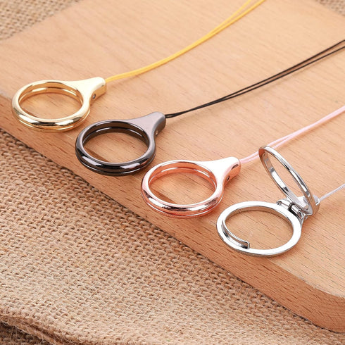 Cobee Cell Phone Ring Straps, 4 Pcs Phone Finger Ring Holders, Phone Grip Holder, Phone Loop Charm, Phone Ring