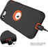 MXX Heavy Duty Protective Case for iPhone SE 2020/SE 2022 with Screen Protector, Orange/Black