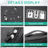 Electronics Organizer Travel Bag, Waterproof Portable Digital Storage Case for Cables & Accessories