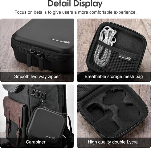 360 3S STARTRC VCR Carrying Case for Insta GO Retro Bundle Viewfinder Storage Bag Protective Portable Hard Case Cover
