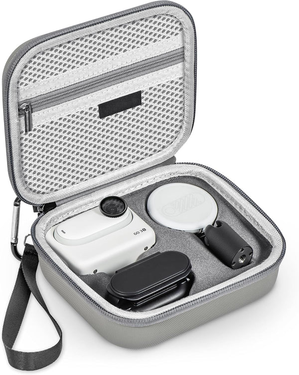 Tomat Carrying Case for Insta360 GO 3S Action, Mini Protective Storage Bag for Insta360 GO 3S/3 Action Camera