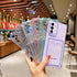 Tuokiou Clear Wallet Phone Case for Samsung Galaxy S24, Upgrade Clear Card Slot Case, Slim Fit Protective Soft TPU with