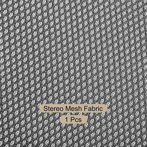 Speaker Grill Cloth, Stereo Mesh Fabric Protective Dustproof Cloth for Home Speaker Repair - 19.7" x 59" Dark Grey