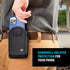 Nite Ize XX-Large Clip Case Hardshell Holster - Rugged Phone Holder with Belt Clip for Men & Women - Black Utility Pouch