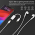 USB-C Male to Lightning Female Adapter, Type C to Lightning Converter for iPhone 15 and More