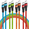 USB C to USB C Cable 10FT 4-Pack, 60W Nylon Braided Charger Cable Compatible for Phone 15/15 Pro/15 Pro Max, MacBook