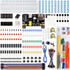 Miuzei Electronics Component Fun Kit, Supply Module, Jumper Wire, Breadboard, Compatible with Arduino