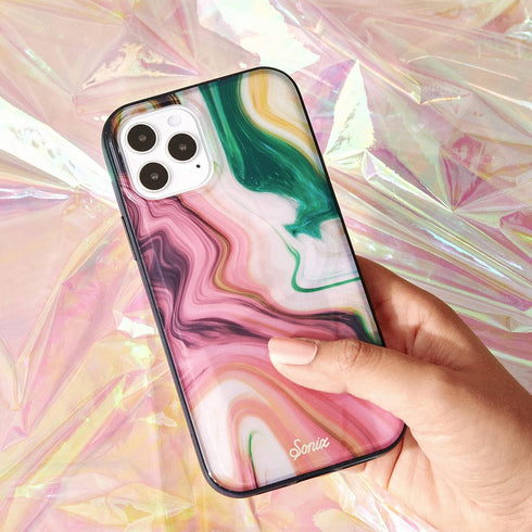 Sonix Case for iPhone 14 Pro Max, 10ft Drop Tested Marble Phone Case for Women, Agate