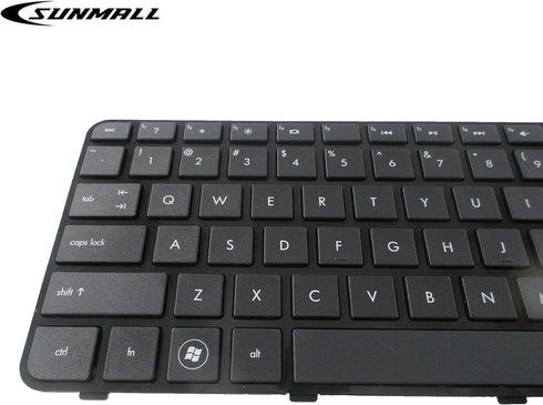 Replacement Keyboard with Frame for HP Pavilion G6 Series - Compatible with G6-2000 to G6-2300, US Layout