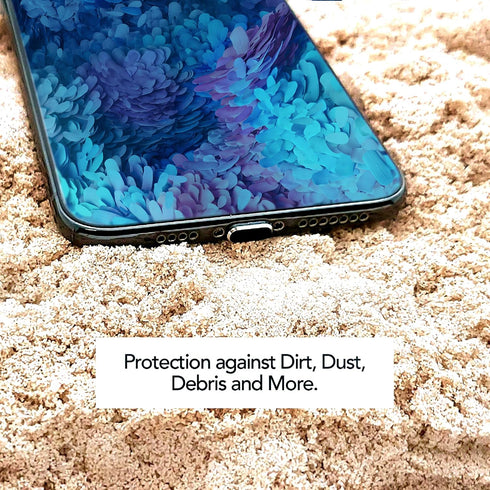 Dust Plugs (2-Pack) - Compatible with Lightning Port, iPhone 14-7, Plus, Max, Pro, iPad, Aluminum Build