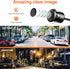 RAAYOO 170Wide IP69 18.5mm, 12V/24V, Backup Camera Flush Mount, Metal Housing View Angle Rear/Side/Front View Camera