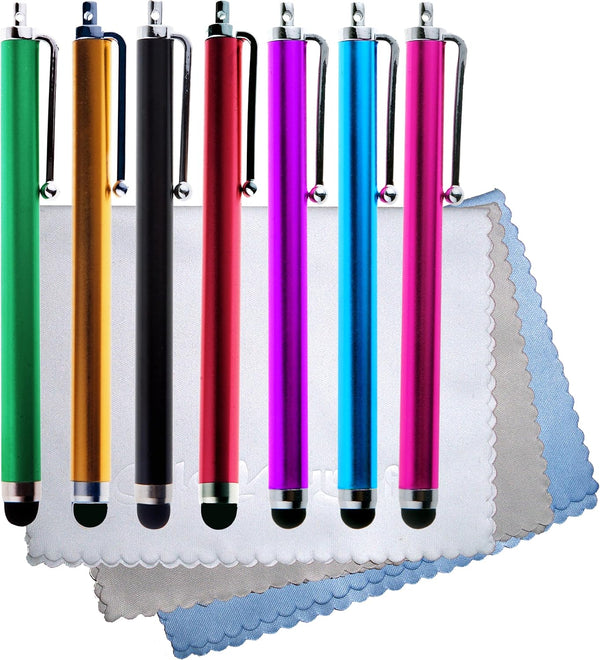 7 Capacitive Stylus Touch Screen Pens for iPhone X XS XR, iPhone 8 7 6 5s, iPod Touch 5, iPad Pro, Tablets with 3