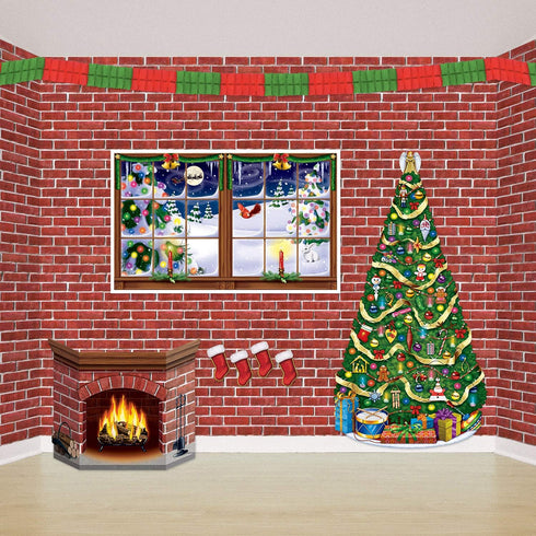 Brick Wall Backdrop Party Accessory