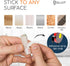 GLUIT Transparent Adhesive Desktop Cable Organizer, Versatile Cord Holders and Clips for Office Desk Accessories