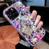 Bonitec 15 Compatible with iPhone Case Cute Bling Glitter Diamond - Luxury Designer Girly Aesthetic Rhinestone Cover