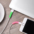 Jetec 12 Pieces Charging Cable Protector Silicone Spiral Charger Cable Savers for Cords Micro USB Protector, Mouse
