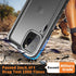 Cozycase Waterproof Case for iPhone 12 Pro Max - Built-in Screen Protector, Shockproof Full Body Cover (Black)