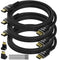 4K HDMI Cable 8 Feet (3 Pack), Ultra HD HDMI 2.0 Cable,