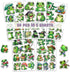 50 PCS Frog Stickers Pack Vinyl Decal Waterproof for Water Bottles Laptops Phone Case Luggage Scrapbook Helmet Decorations Gift Teens Kids by BIGZORO