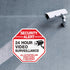 Video Surveillance Sign, 4 Pack 10 x 10 Rust Free Aluminum Security Warning Signs for Home Business