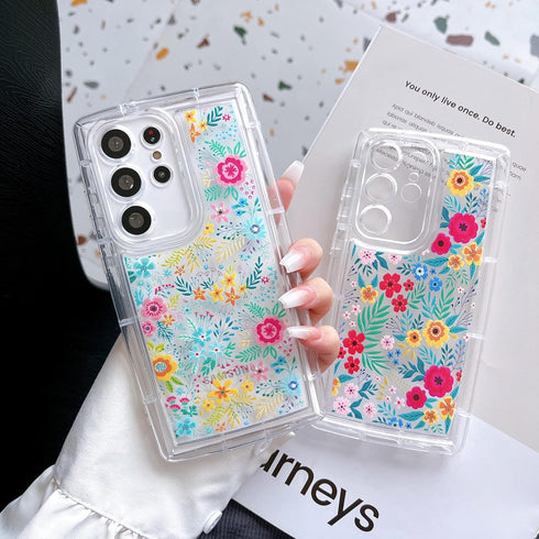 Jmltech S23 Ultra Phone Case, for Samsung Galaxy S23 Ultra Case for Women Girls Flower Soft Silicone Slim Thin Cute Floral Flexible Protective Girly Phone Cases for Galaxy S23 Ultra 5g