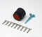 Deutsch HDP10 9-pin Female SAE J1939 Diagnostic Connector kit, 14-16 AWG Stamped Contacts