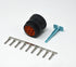 Deutsch HDP10 9-pin Female SAE J1939 Diagnostic Connector kit, 14-16 AWG Stamped Contacts