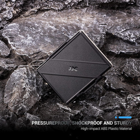 2 Slots Hard Drive Case for 2.5 inch SSD, Water Resistant and Shockproof Storage Protection Box for 2.5'' SSD Carrying