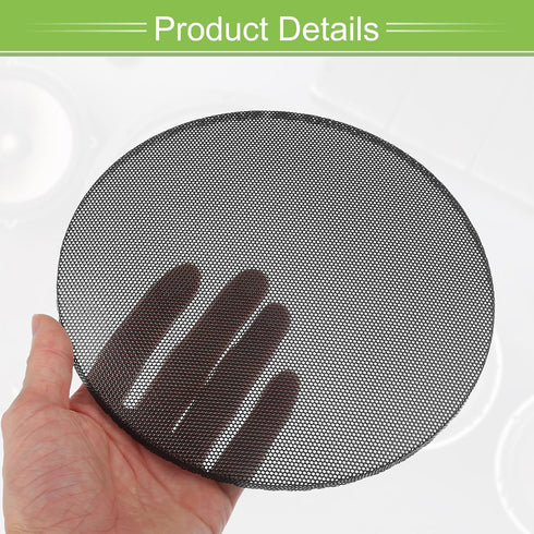 ACROPIX Universal 7 Inch Speaker Grills Mesh for Audio Subwoofer 182x6.5mm Grille without Frame (Black, Pack of 1)
