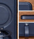 Butaiga 17 17 for iPhone Pro Max Leather Case with Stand, Anti-Slip Grip Ring, Fits for MagSafe (Blue, iPhone Pro Max)