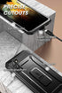 SUPCASE Galaxy S21+ Plus Case with Stand, Black Unicorn Beetle Pro, Military-Grade Full-Body Rugged Protection