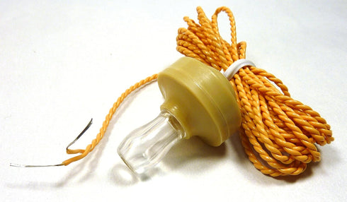 Philmore 748 High Impedance Crystal Radio Earphone, 7-Ft Cord, Stripped & Tinned Bare Wire.