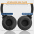 Replacement Ear Cushions for Sony Headphones, Compatible with Sony MDR-ZX110 ZX110NC ZX100 WH-CH500 CH520 CH510 (2 Pack)