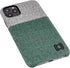 Dockem Wallet Case for iPhone 11 Pro Max: Built-in Metal Plate for Magnetic Mounting & 2 Card Slots (Green & Grey)