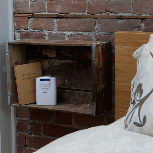 Ideal Security Wireless Chime SK664 - 6 Different Sounds, LED Alert, Battery Powered, Works with All SK6 Sensors, White
