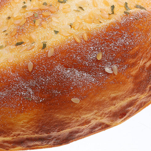6. 1 3. 5 2. 7 Inch IMIKEYA Simulation Bread Model Faux Bread Loaf Prop, Artificial Round Bread Loaf for Home Decor