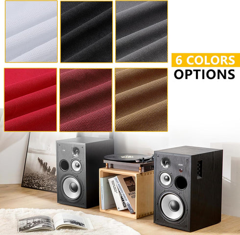 28" 54" x Speaker Grill Cloth, Stereo Grill Mesh Fabric, Abrasion Resistant for Replacement Home Speaker Stage Audio