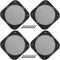 ACROPIX Universal 4" Car Speaker Grills Cover, Mesh Square Audio Speaker Subwoofer Protector Case, Pack of 4