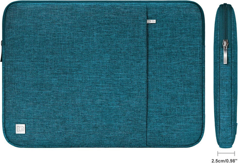 DOMISO 15.6 inch Laptop Sleeve Case Waterproof Carrying Bag for 15.6" Yoga 730 IdeaPad 530S ThinkPad L580/Flex 4 5/ASUS ROG Zephyrus GX501/Dell New Latitude 3590/HP EliteBook, Teal by DOMISO