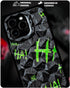 SIMPLYMDRN Jok3ster Case for iPhone 13 Pro, Glossy Shockproof Protective Shattered Series for Men, 6.1 Inch, Black