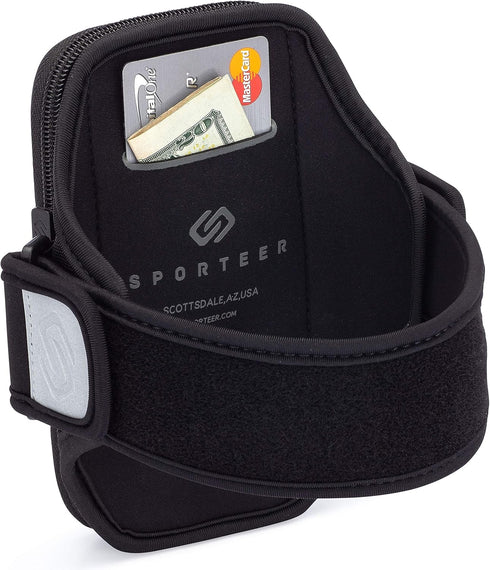 Sporteer Velocity V7 Running Armband - Compatible with iPhone 16, 15, 14, Galaxy S25, and More