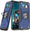 YmhxcY Galaxy S8 Armor Grade Case with Rotating Holder Kickstand, Non-Slip Hybrid Rugged Phone Case - KK Blue