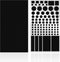 FLANCCI LED Light Blocking Stickers - Blackout LED Covers, Dim 50%-80% of Lights, 2 Sheets (1 Cut Out + 1 Uncut)