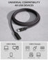 USB Type C Extension Cable (10Ft/3m) for iPhone 15, MacBook Air M2/M1/Pro, iPad Pro 2021, Dell XPS, Surface Book - Black