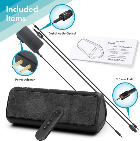 OontZ Bluetooth Soundbar Speaker with Optical Input Jack for TV or Wireless Connection to Any Bluetooth Device