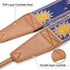 Padwa Lifestyle Sun God Camera Strap, 2" Full Grain Leather Ends, Vintage Sun Face Camera Straps for Photographers