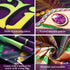 Mardi Gras Decorations, Extra Large Fabric Banner Backdrop for Carnival Party Supplies