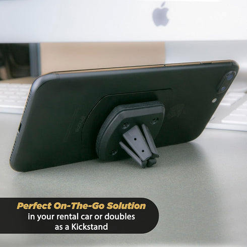 Scosche MAGVM2 MagicMount Magnetic Phone Mount for Car Air Vent, Universal Holder for iPhone, Samsung, All Devices