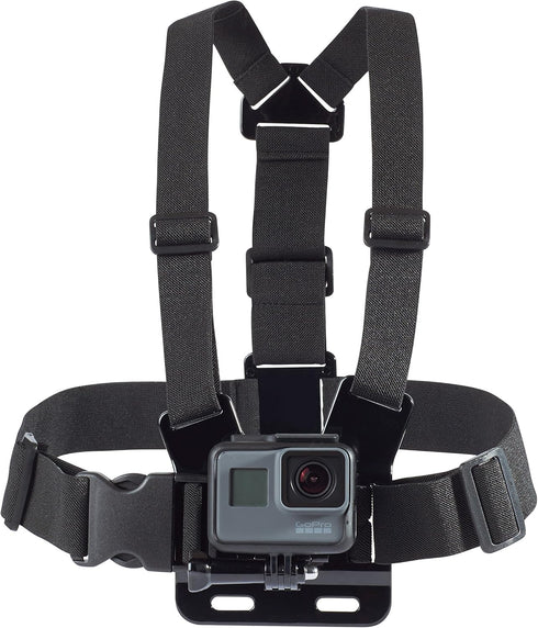 Amazon Basics Adjustable Chest Mount Harness for GoPro Camera - Compatible with GoPro Hero Series