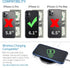 Dockem iPhone 11 Wallet Case: Built-in Metal Plate for Magnetic Mounting & 2 Credit Card Holders (6.1" Exec M2, Synthetic Leather, Navy Blue)